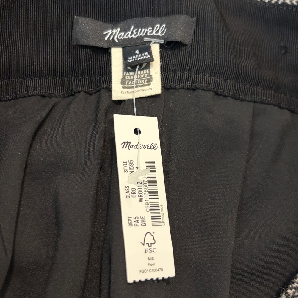 Madewell Gray Button-Front Skirt - Picture 5 of 5